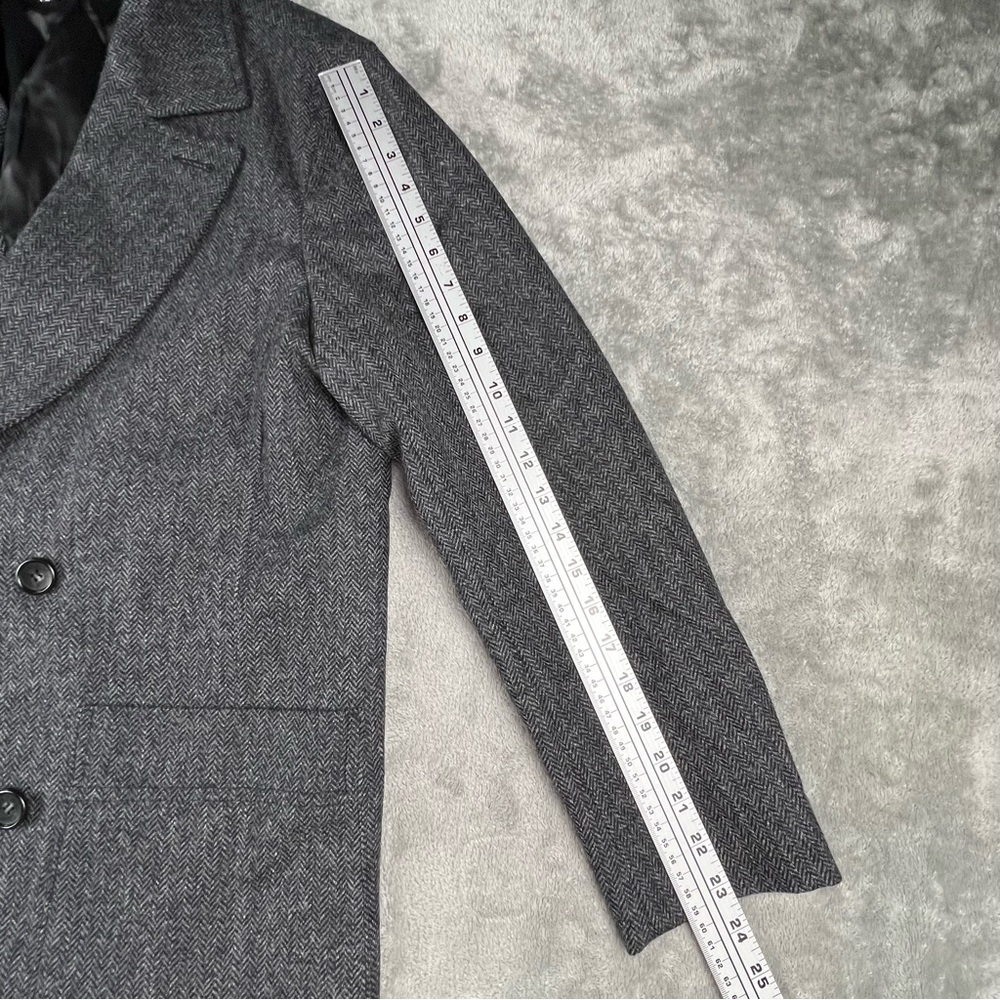 AYR The Casino Blazer Jacket Mens S Herringbone Moon Merino Lambswool Chore Coat - Picture 7 of 14